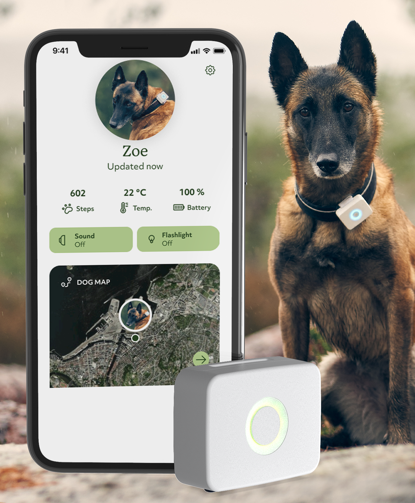 GPS-tracker for dogs
